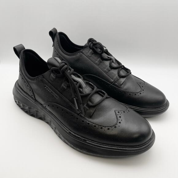 Cole Haan Mens Zerogrand WFA Oxford Shoe US 13 Wide Black Leather NIB - Picture 4 of 11